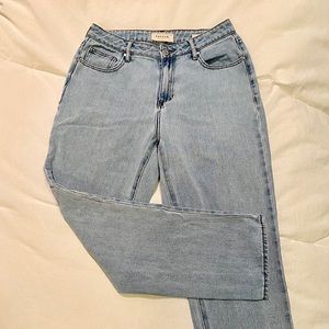 Pac Sun light wash mom jeans